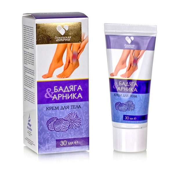 Крем для тела от синяков и ушибов Бадяга и Арника 30 мл